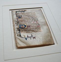Antique book page